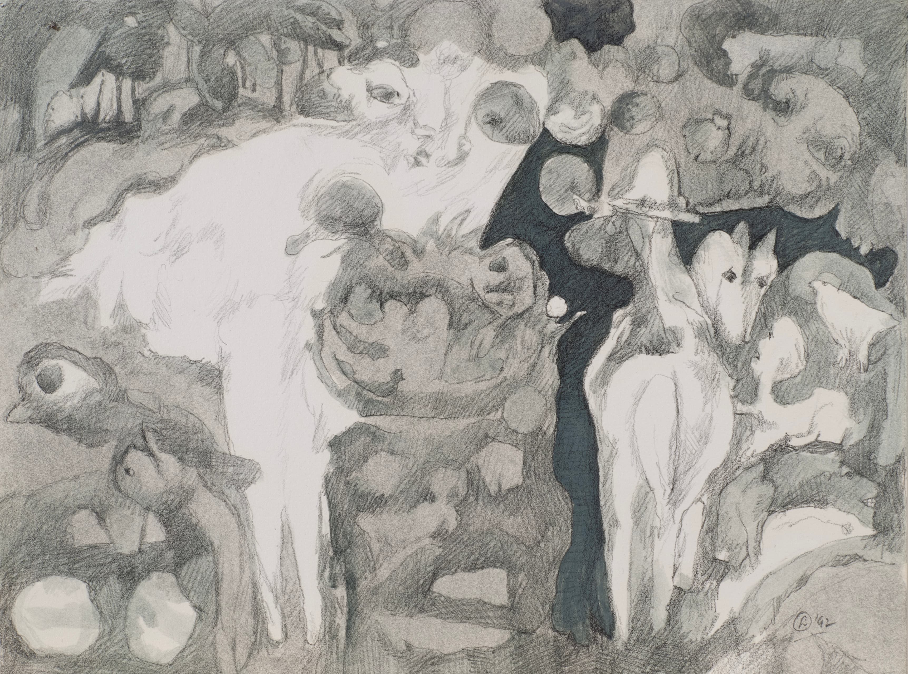Art with the title "Study II for Fairy Tale Revisited".
